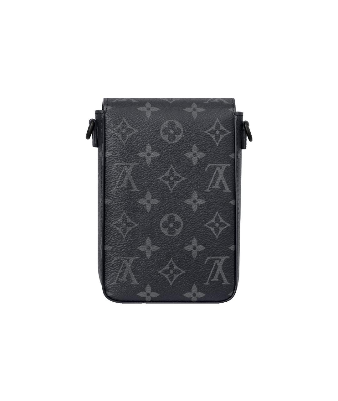 LOUIS VUITTON Черная сумка через плечо, фото 4