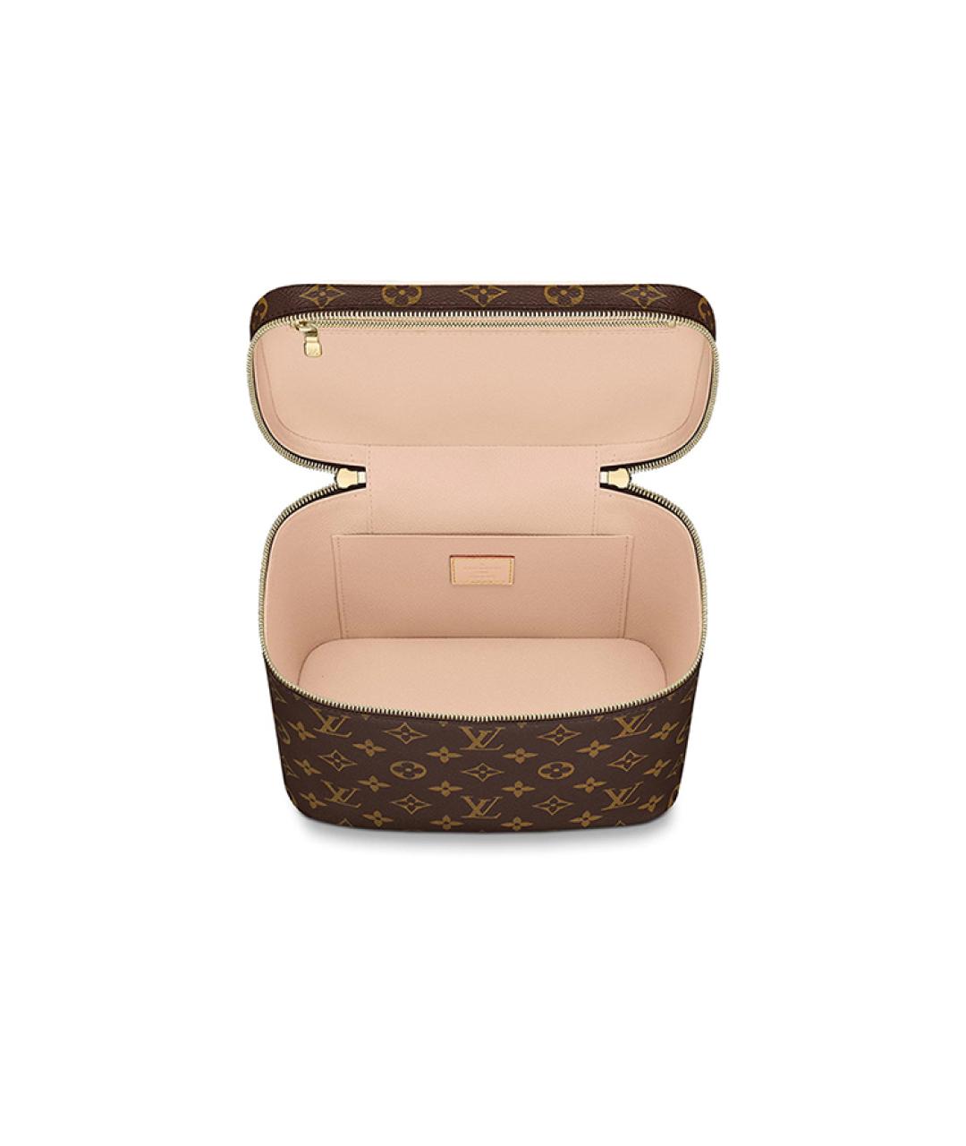 LOUIS VUITTON Коричневая кожаная сумка через плечо, фото 4