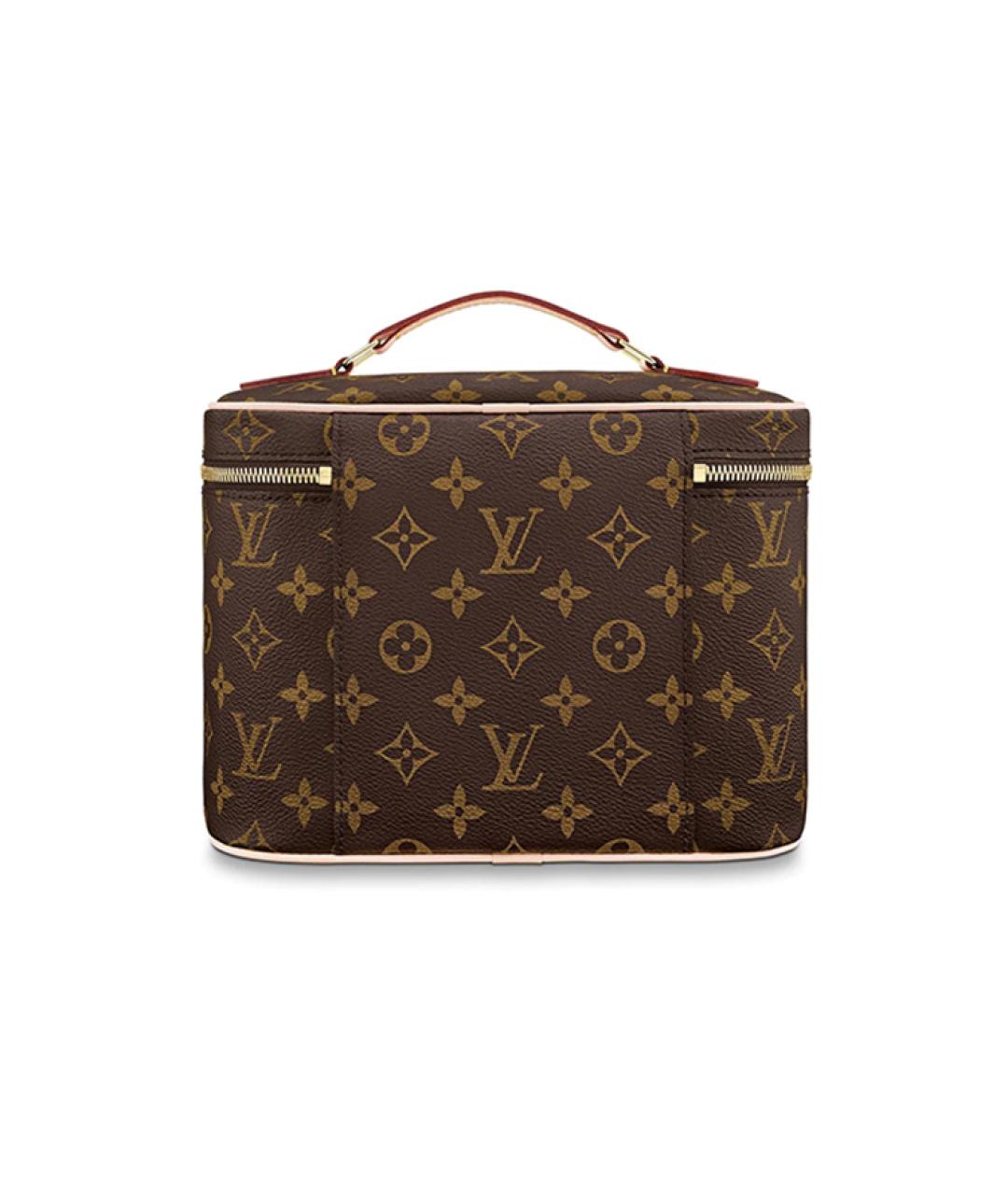 LOUIS VUITTON Коричневая кожаная сумка через плечо, фото 3