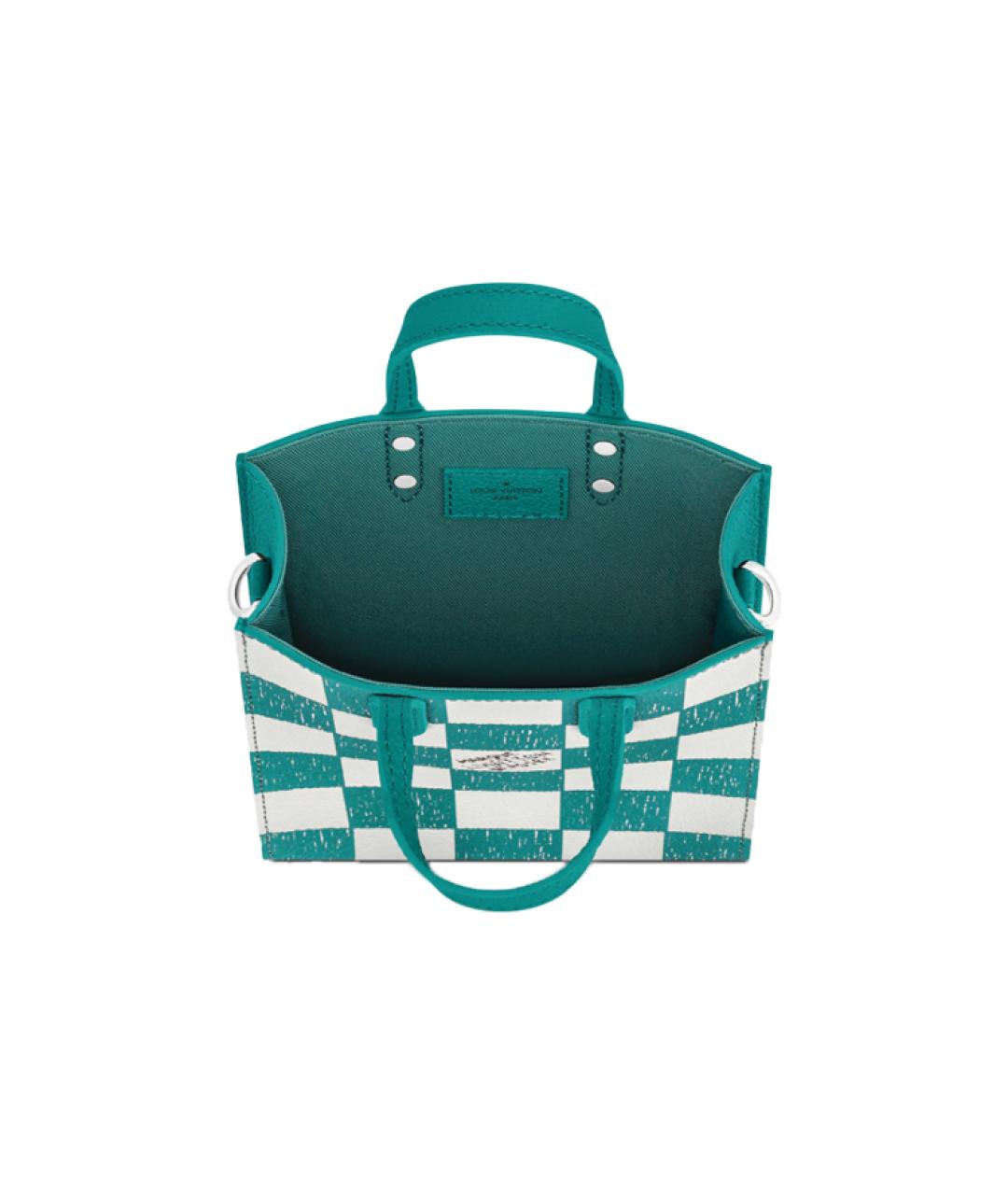 LOUIS VUITTON Бирюзовая сумка на плечо, фото 4