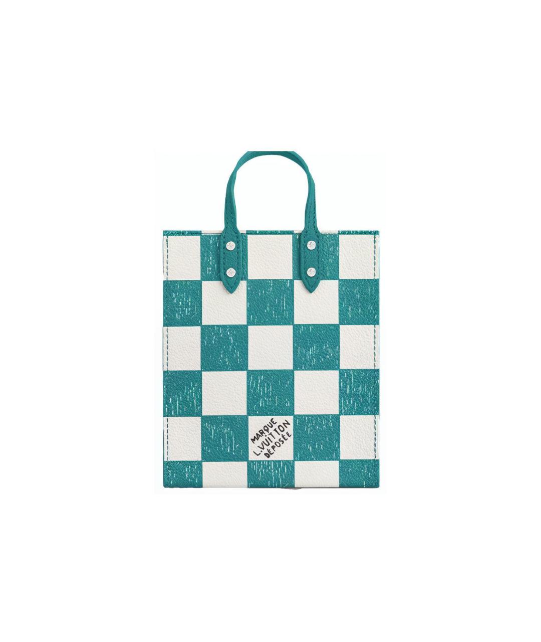 LOUIS VUITTON Бирюзовая сумка на плечо, фото 2