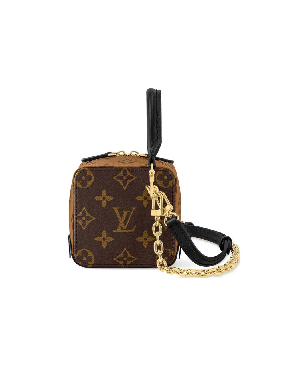 LOUIS VUITTON Коричневая сумка с короткими ручками, фото 1