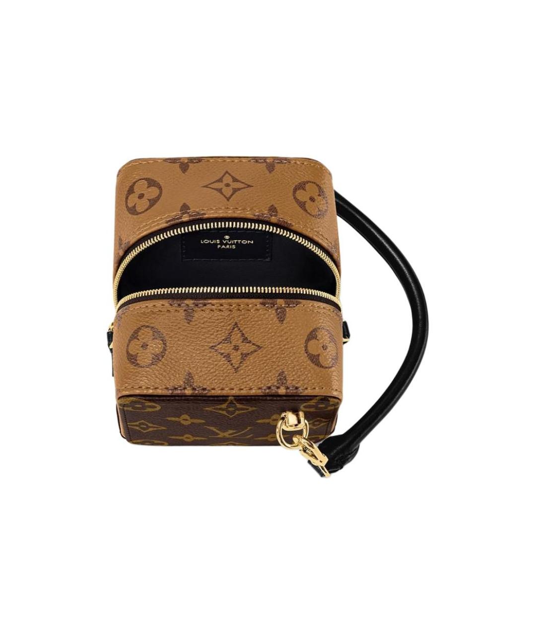 LOUIS VUITTON Коричневая сумка с короткими ручками, фото 4