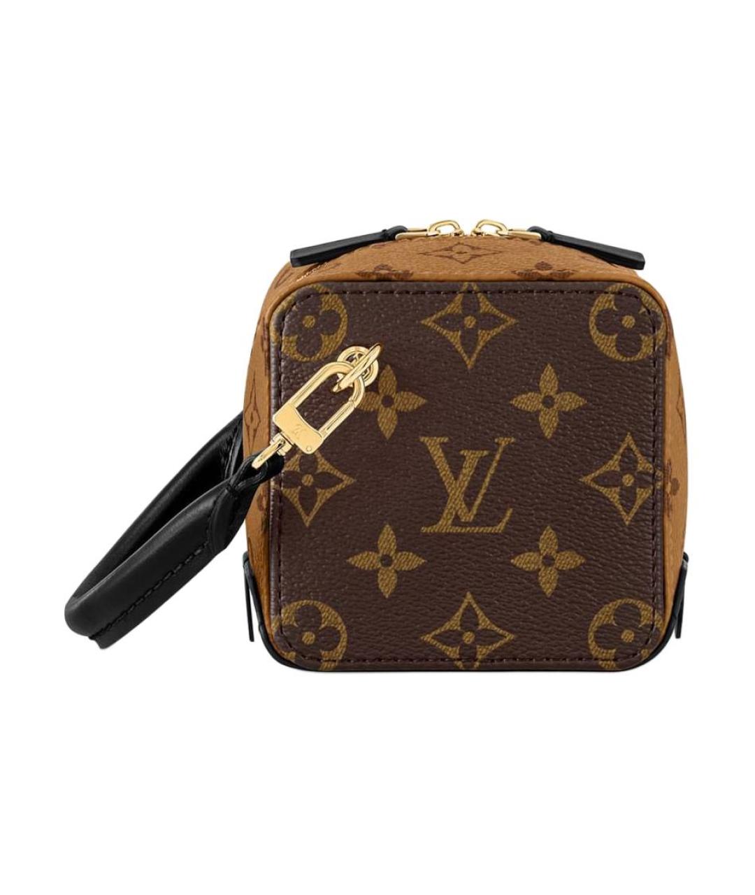 LOUIS VUITTON Коричневая сумка с короткими ручками, фото 3