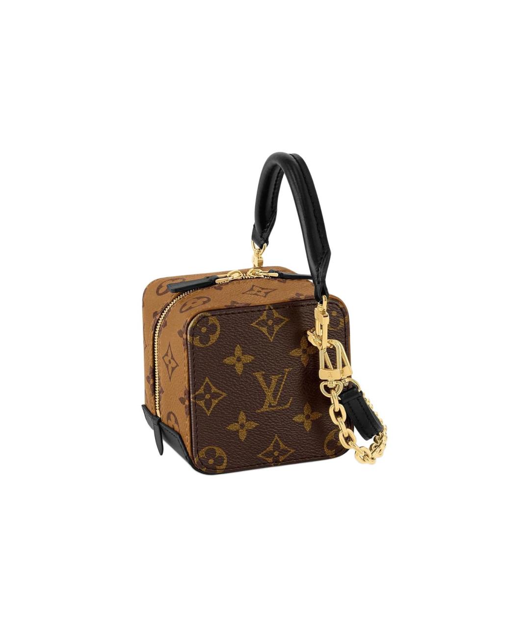 LOUIS VUITTON Коричневая сумка с короткими ручками, фото 2