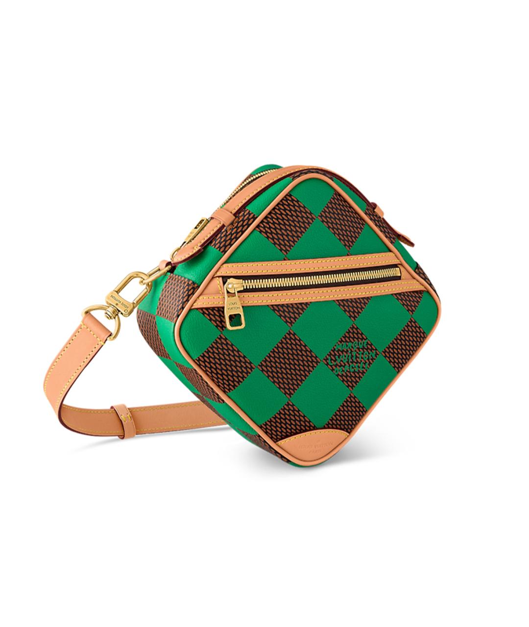 LOUIS VUITTON Зеленая сумка на плечо, фото 2