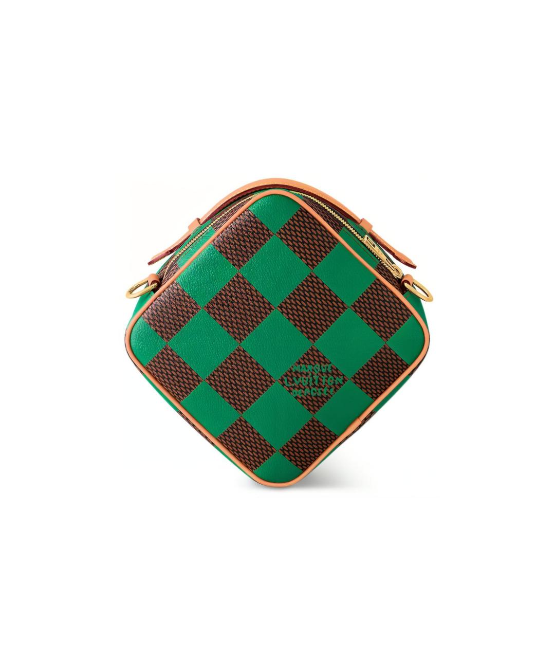 LOUIS VUITTON Зеленая сумка на плечо, фото 3
