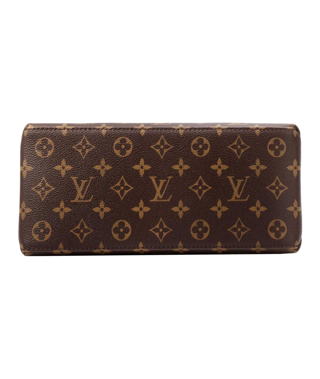 LOUIS VUITTON Коричневая сумка с короткими ручками, фото 4