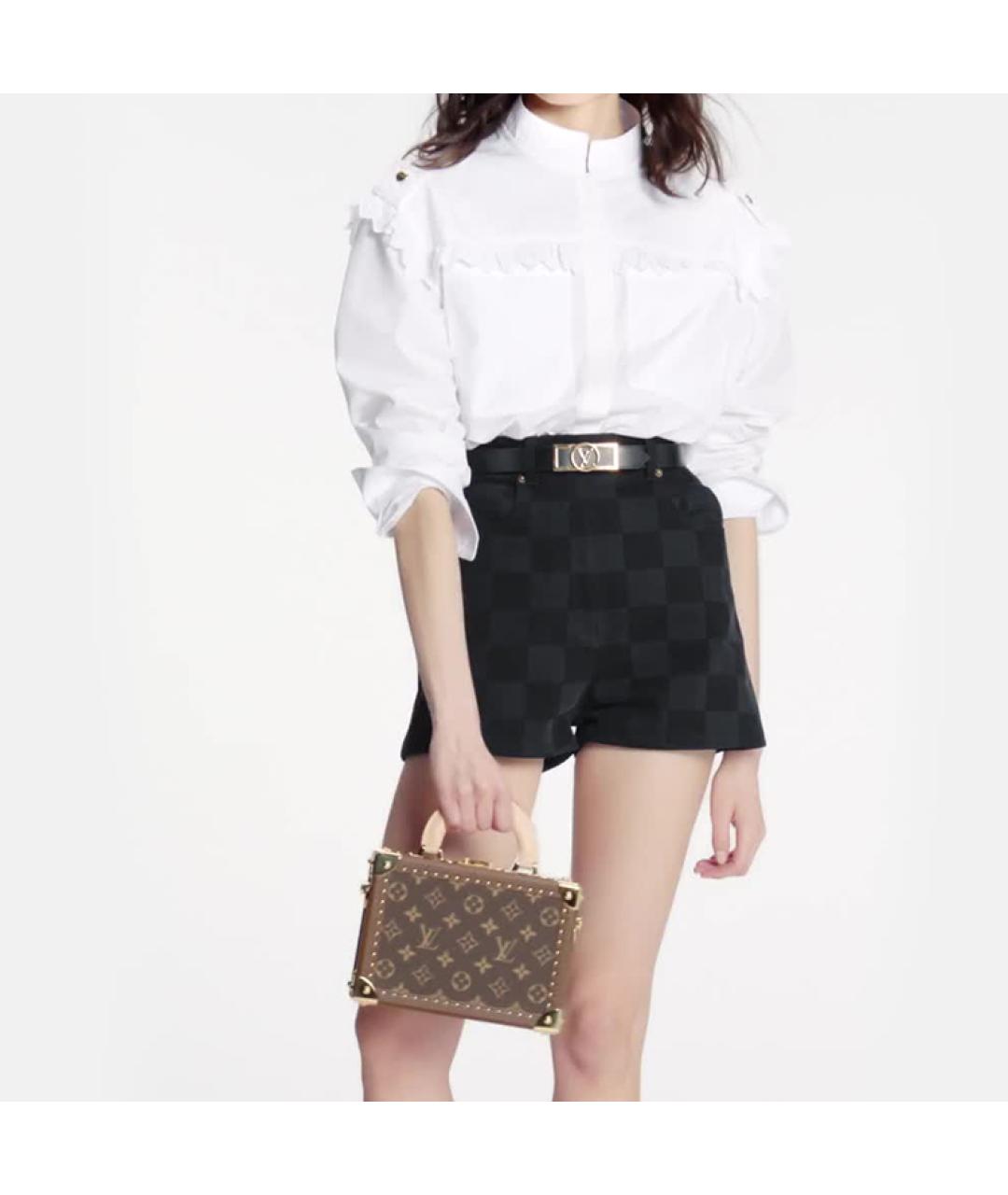 LOUIS VUITTON Коричневая сумка с короткими ручками, фото 6