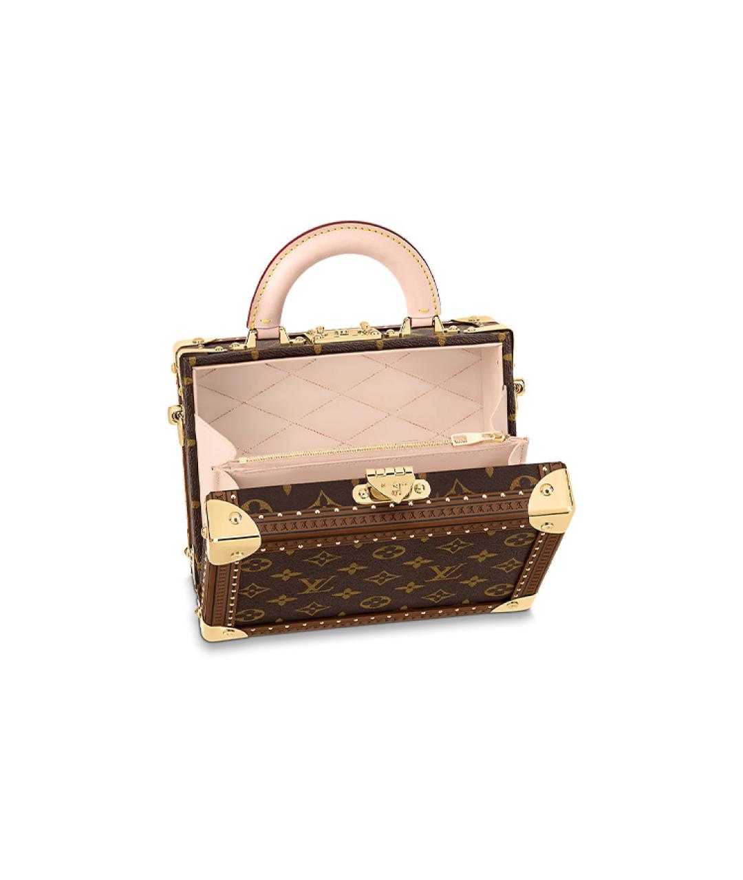 LOUIS VUITTON Коричневая сумка с короткими ручками, фото 2