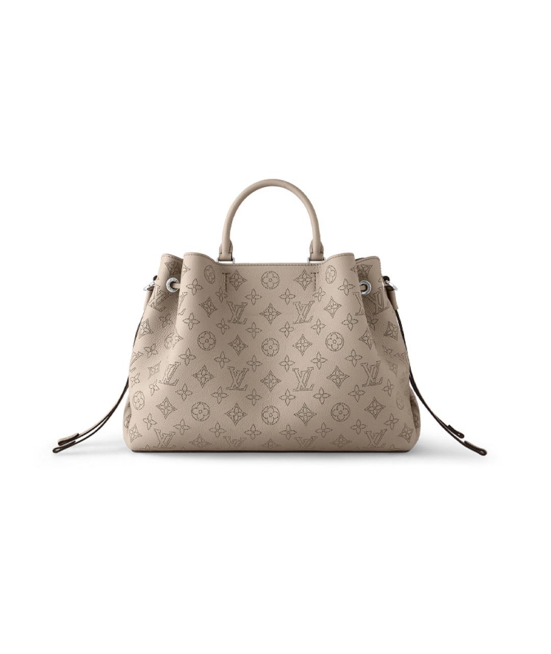 LOUIS VUITTON Серая кожаная сумка через плечо, фото 3