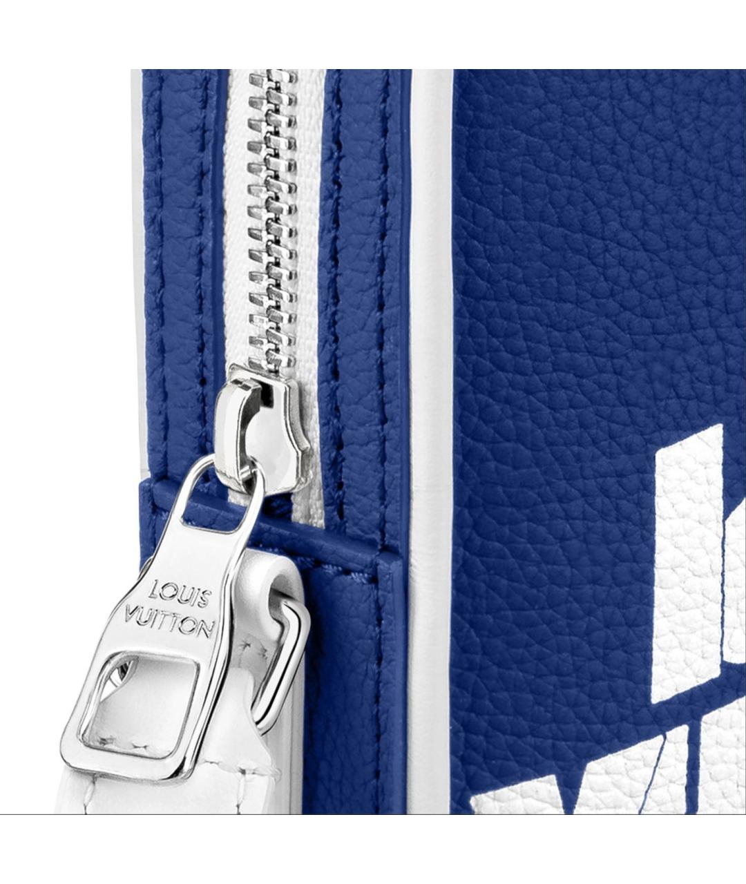 LOUIS VUITTON Синяя сумка на плечо, фото 6