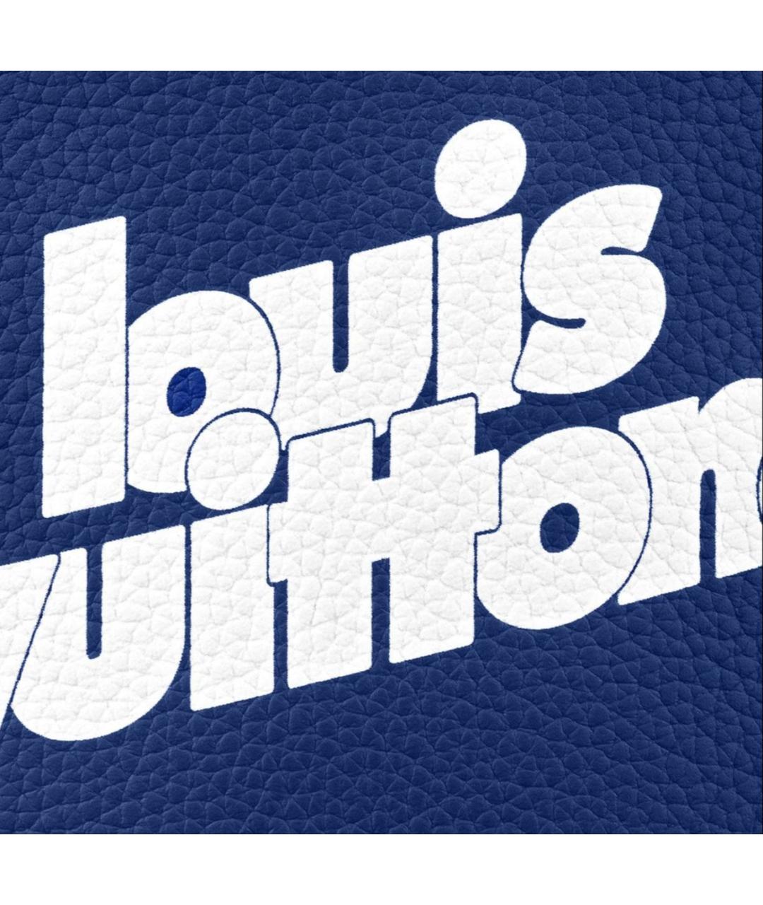 LOUIS VUITTON Синяя сумка на плечо, фото 5