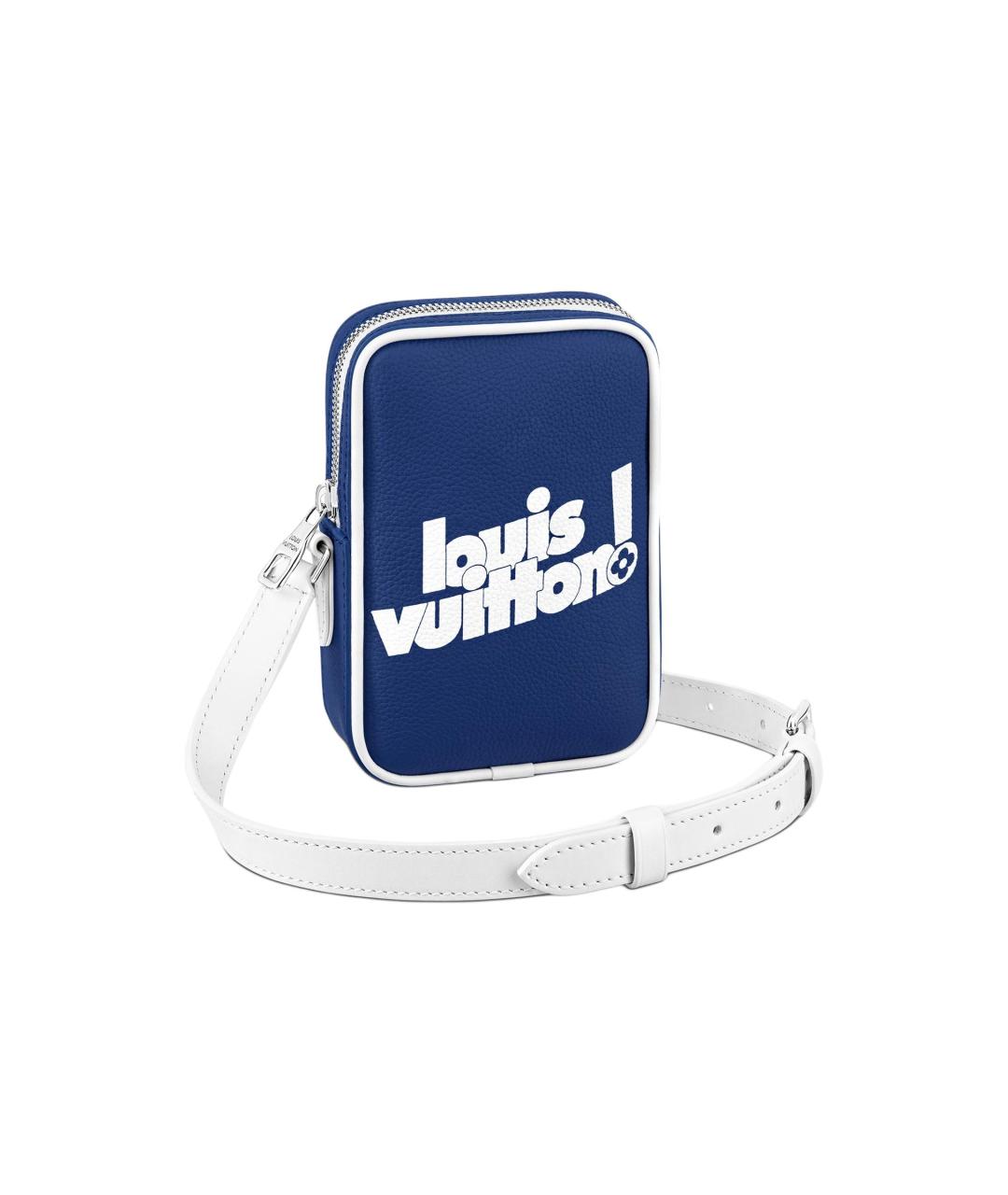 LOUIS VUITTON Синяя сумка на плечо, фото 1
