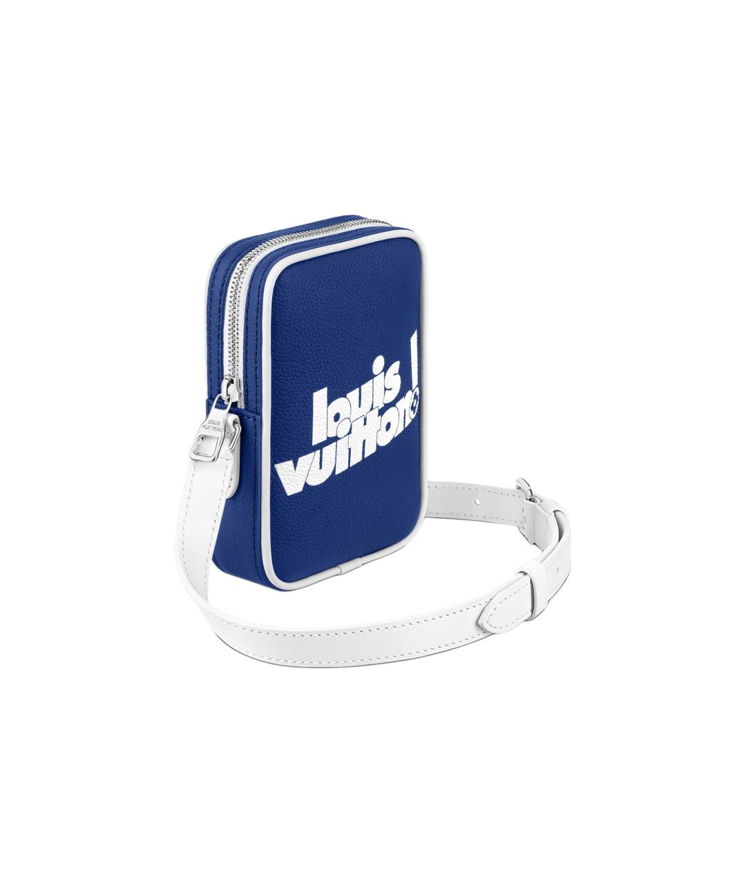 LOUIS VUITTON Синяя сумка на плечо, фото 2