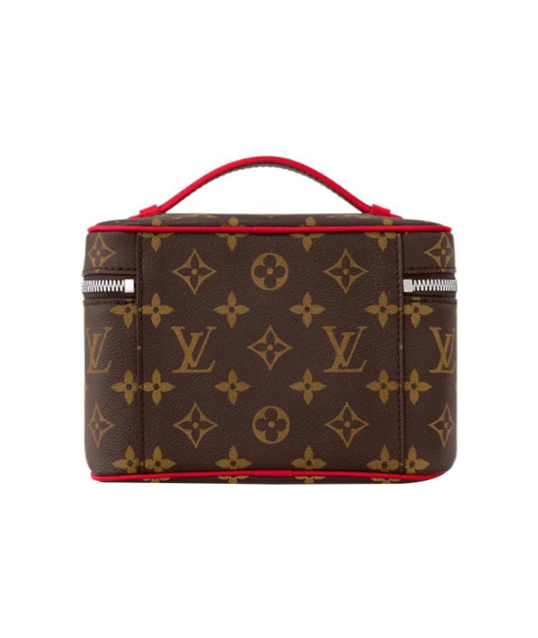 LOUIS VUITTON Коричневая косметичка, фото 3