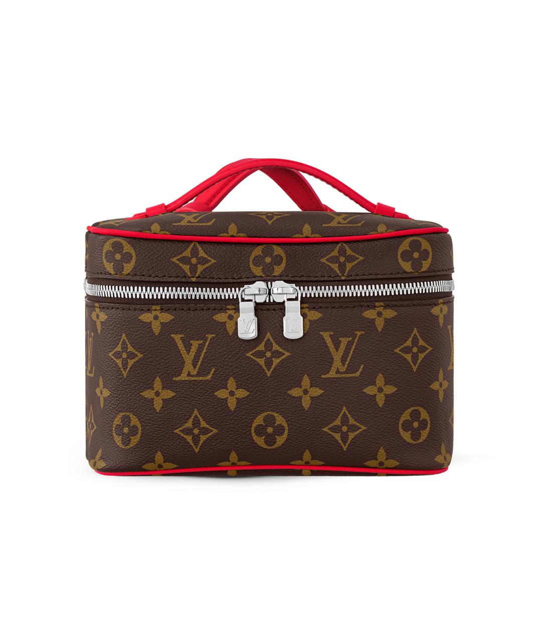 LOUIS VUITTON Коричневая косметичка, фото 2