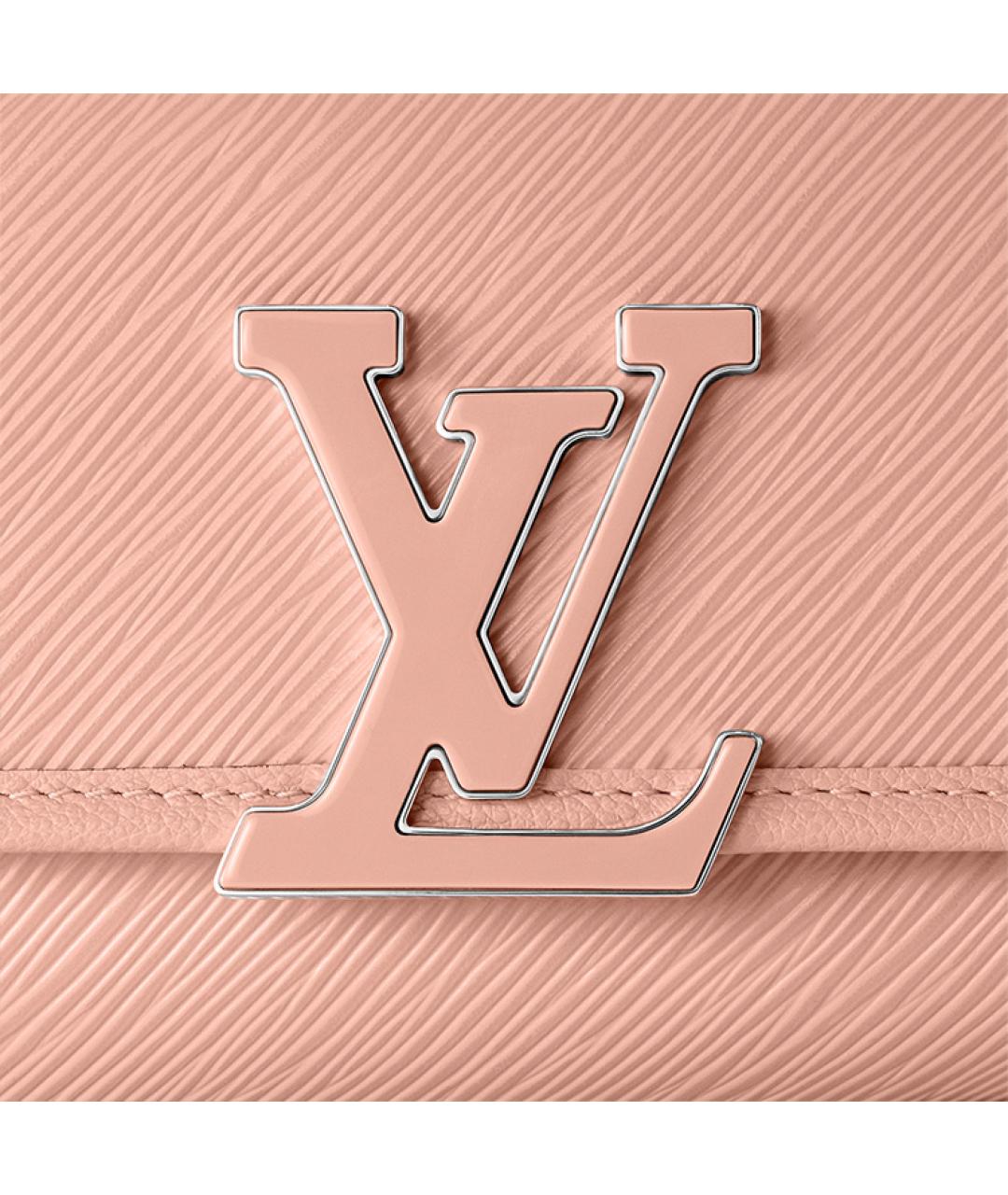 LOUIS VUITTON Розовая кожаная сумка через плечо, фото 5