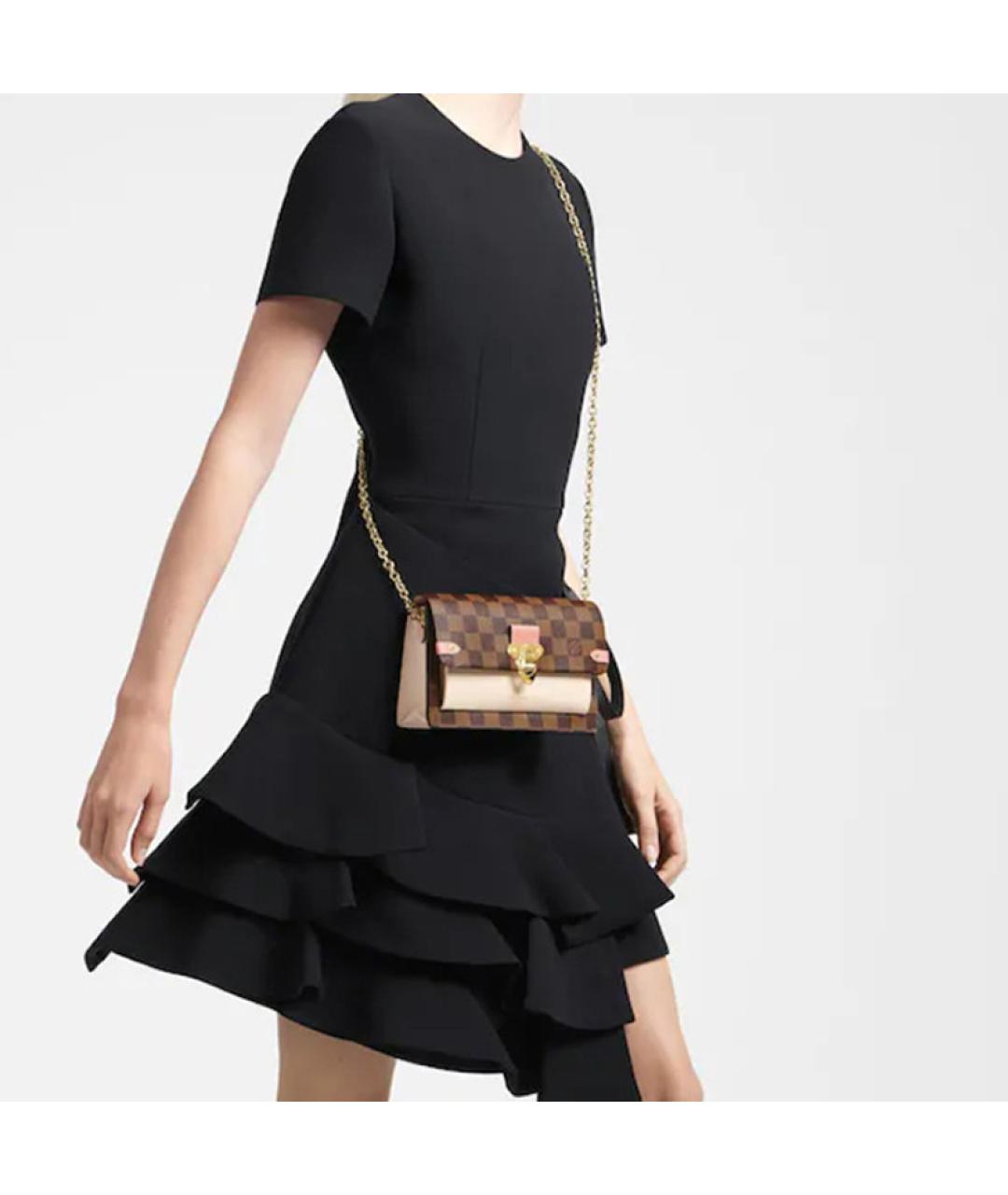 LOUIS VUITTON Коричневая сумка через плечо, фото 6