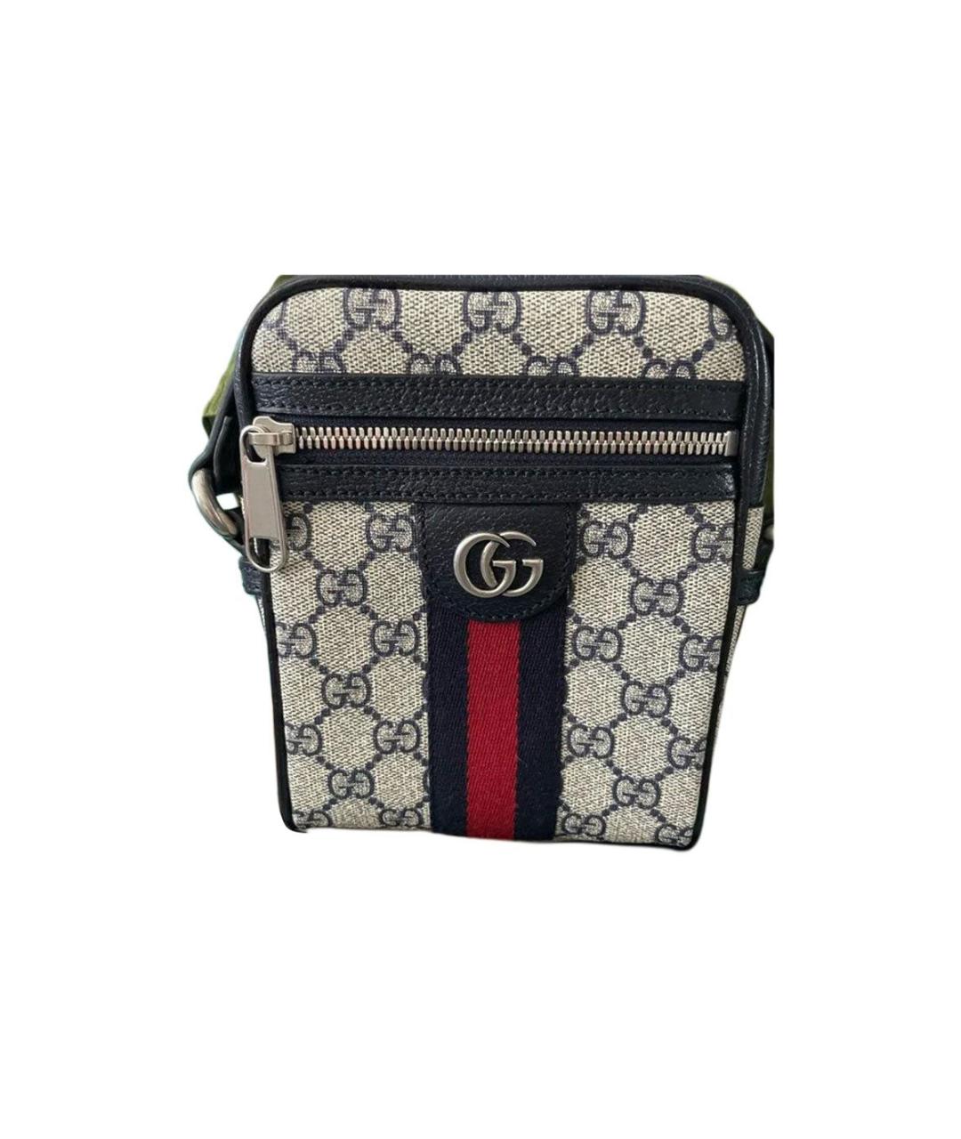 GUCCI Синяя сумка через плечо, фото 1