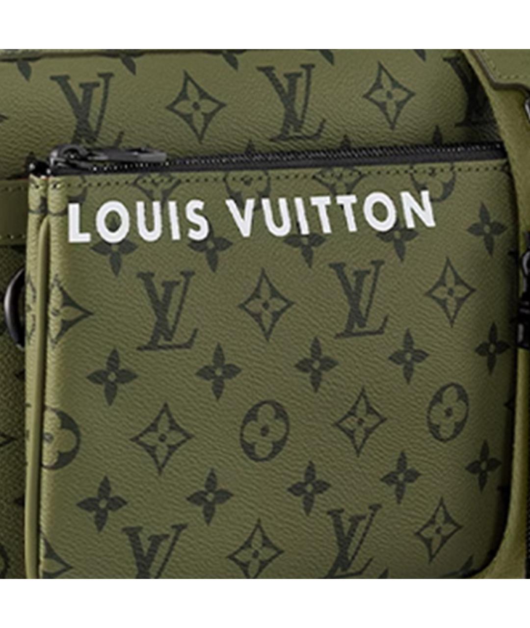 LOUIS VUITTON Хаки сумка на плечо, фото 6
