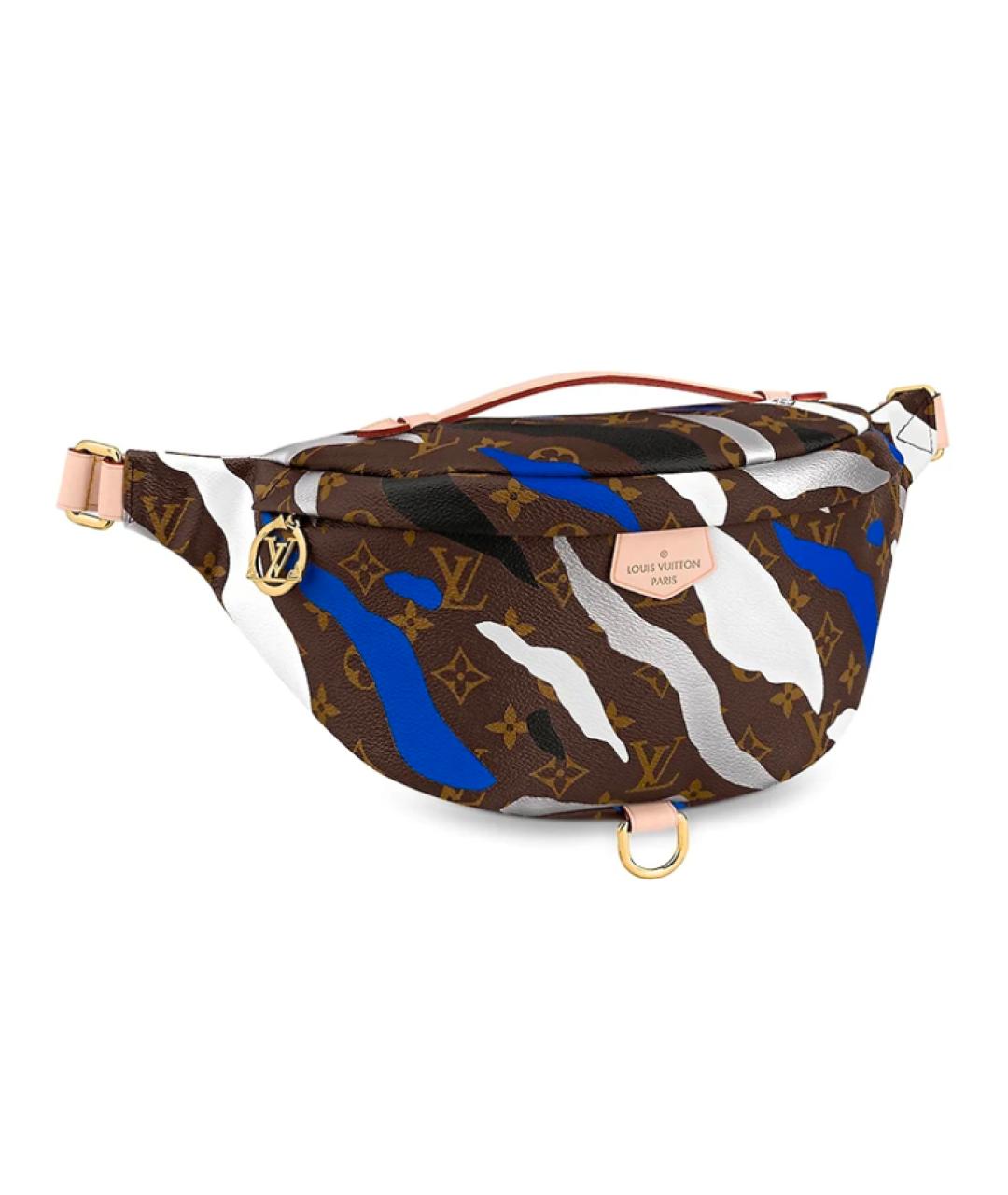 LOUIS VUITTON Коричневая поясная сумка, фото 1