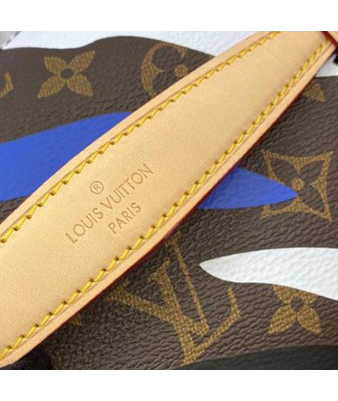 LOUIS VUITTON Коричневая поясная сумка, фото 5