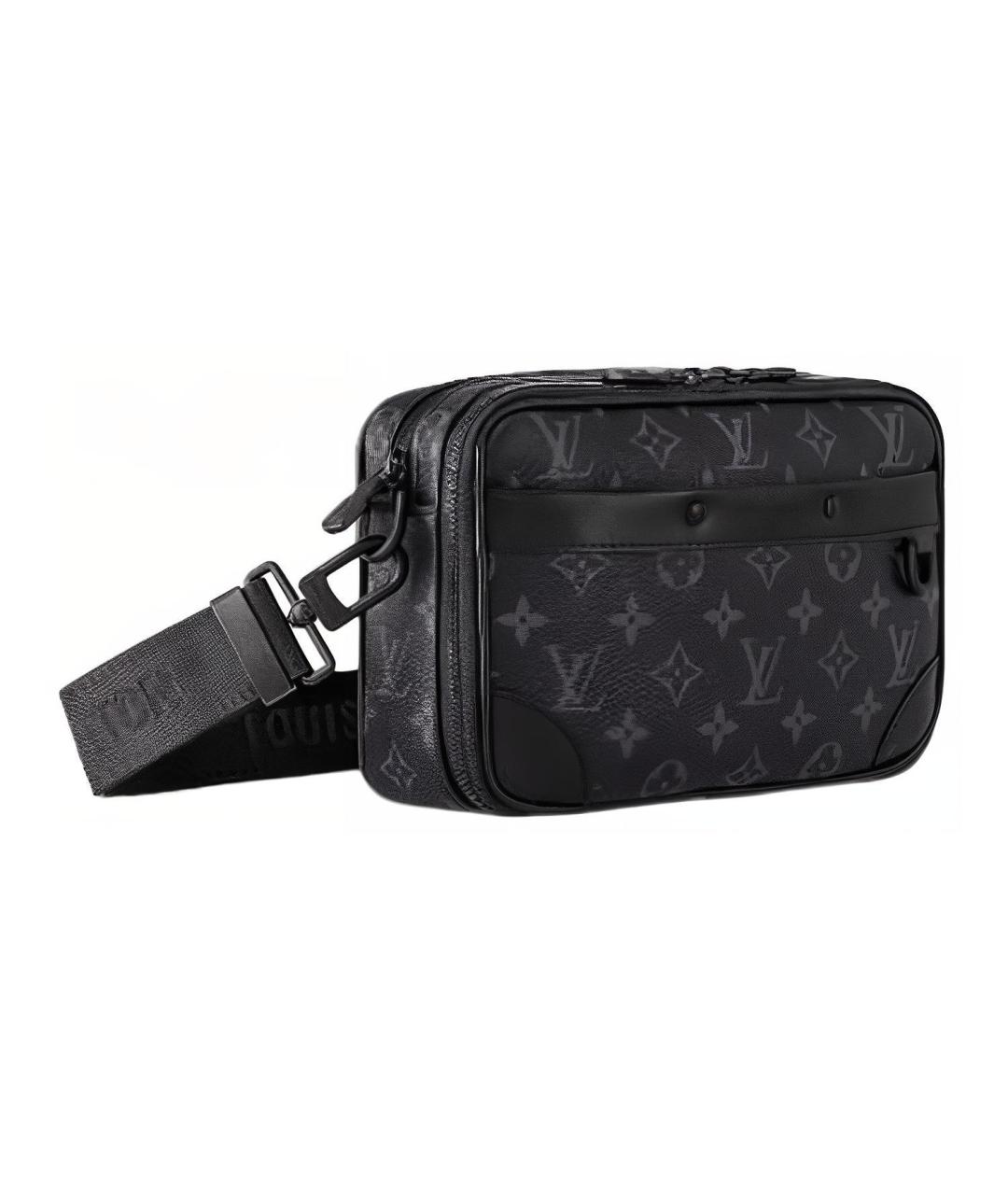 LOUIS VUITTON Черная сумка на плечо, фото 2