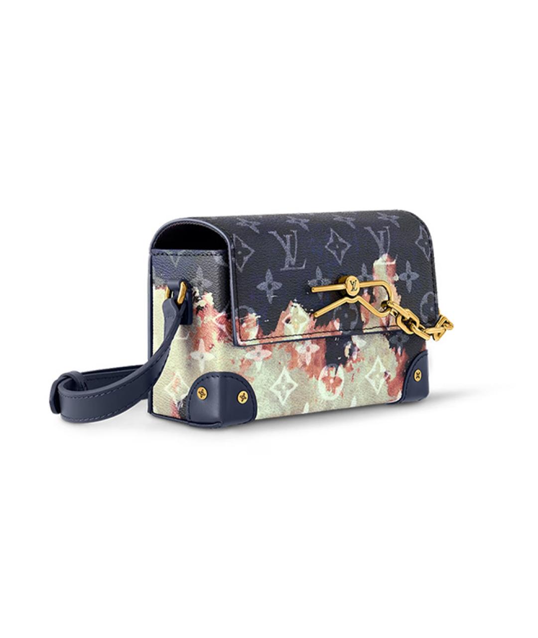 LOUIS VUITTON Темно-синяя сумка на плечо, фото 2