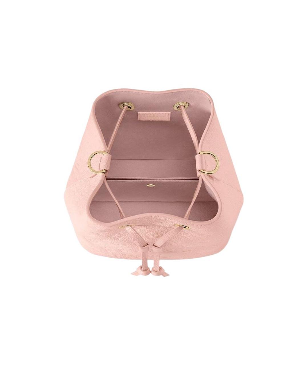 LOUIS VUITTON Розовая кожаная сумка через плечо, фото 3