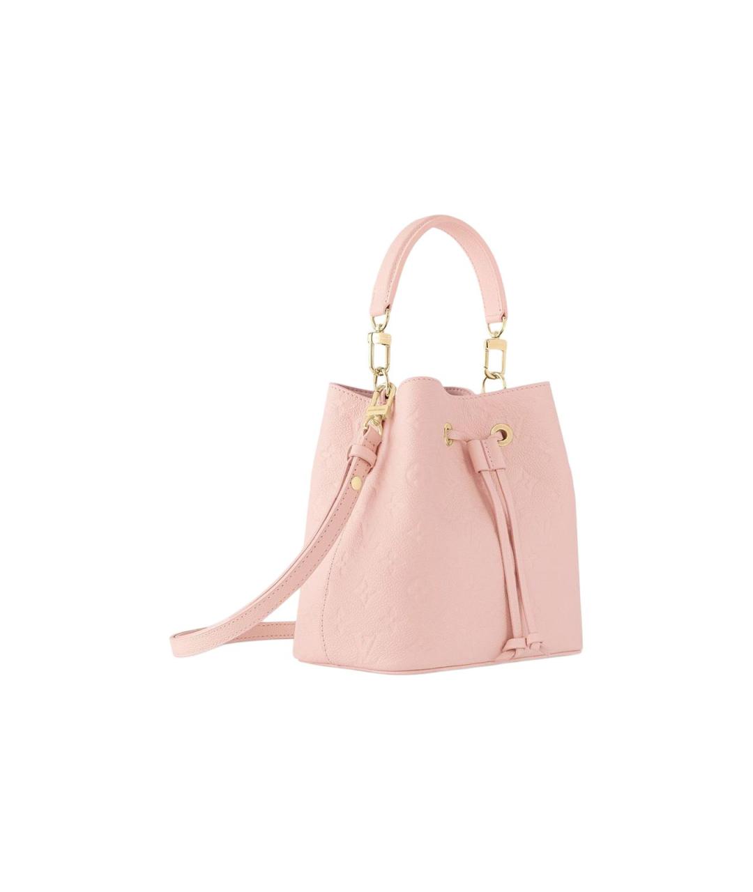 LOUIS VUITTON Розовая кожаная сумка через плечо, фото 2