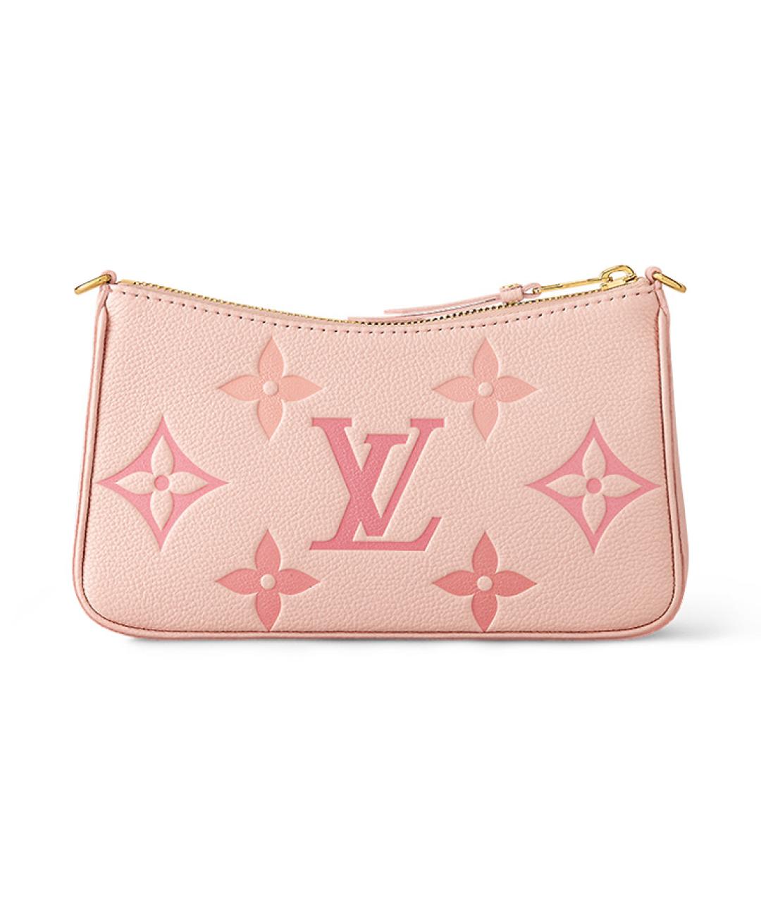 LOUIS VUITTON Розовая кожаная сумка через плечо, фото 3