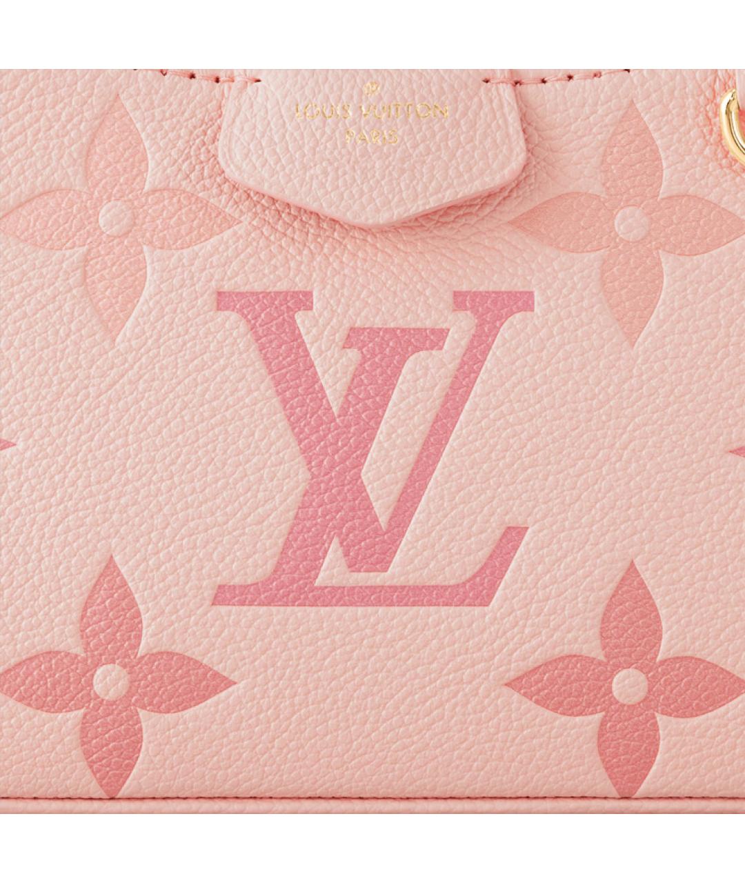 LOUIS VUITTON Розовая кожаная сумка через плечо, фото 6