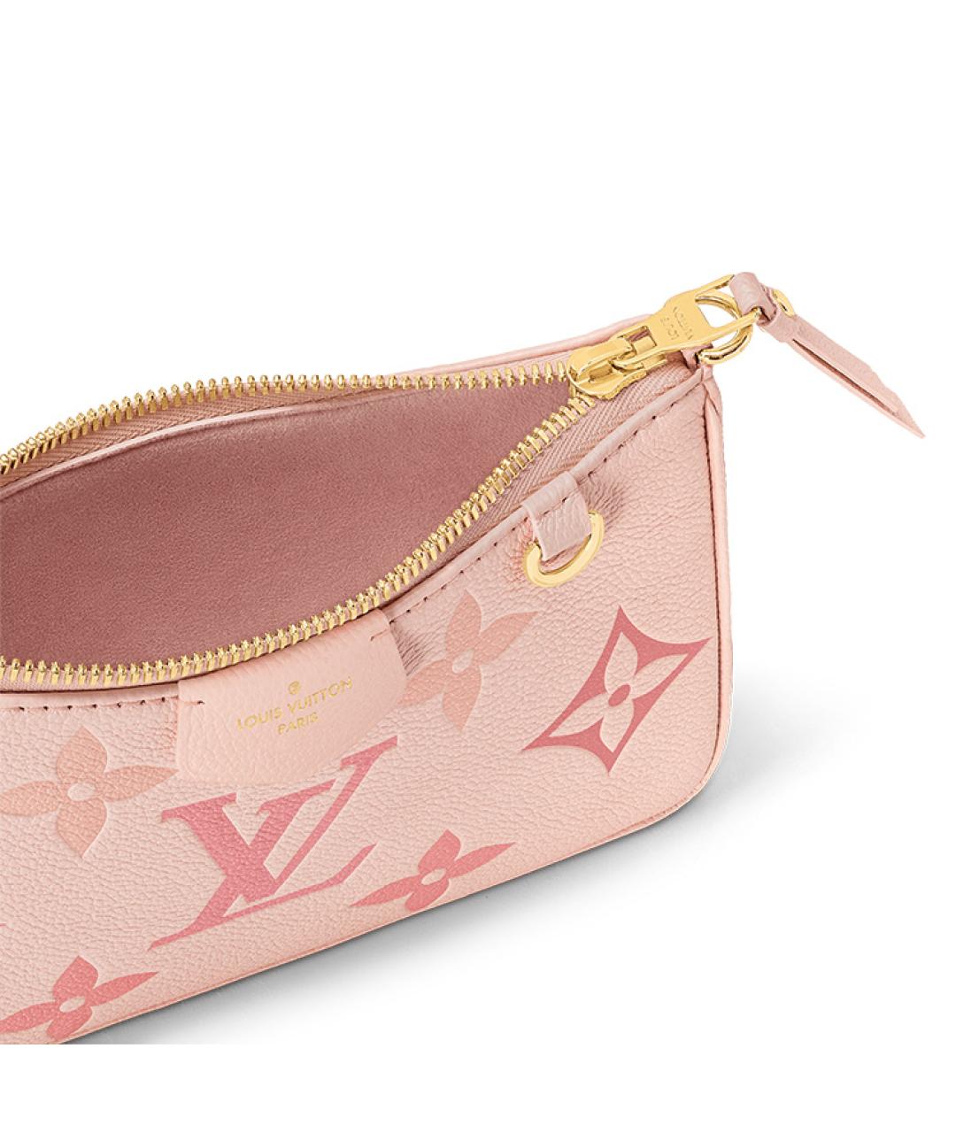 LOUIS VUITTON Розовая кожаная сумка через плечо, фото 5