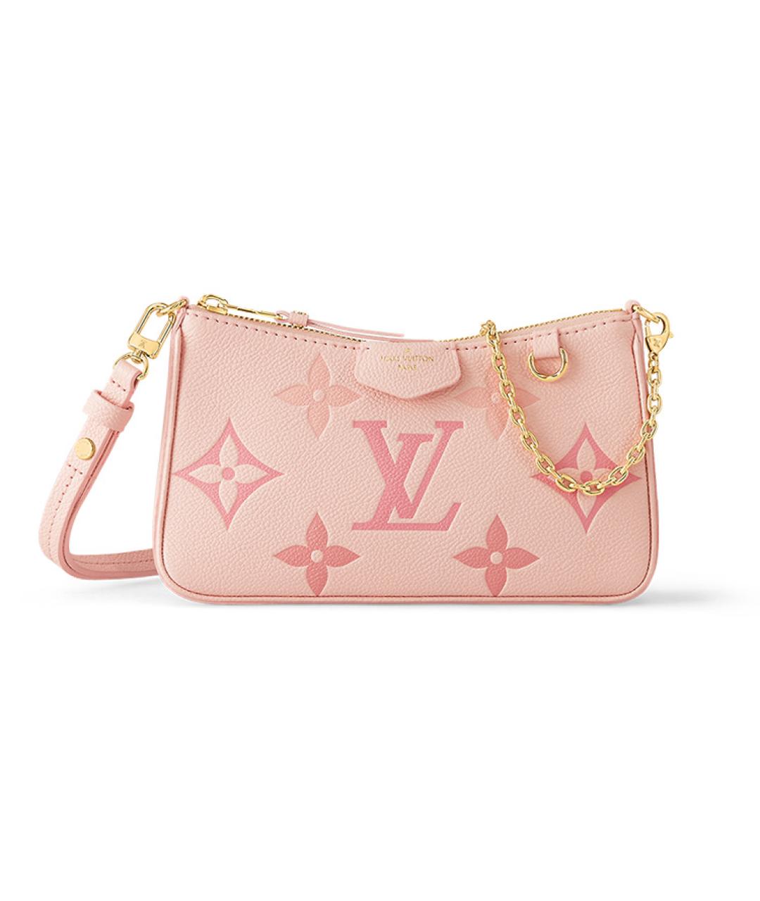 LOUIS VUITTON Розовая кожаная сумка через плечо, фото 1