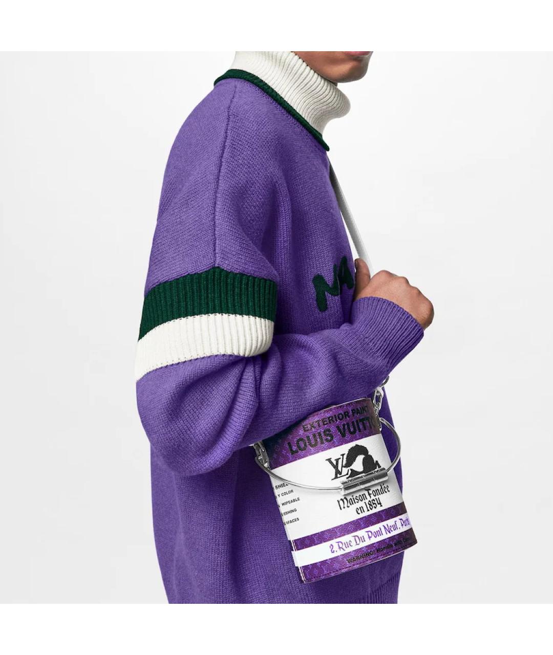 LOUIS VUITTON Фиолетовая сумка на плечо, фото 6