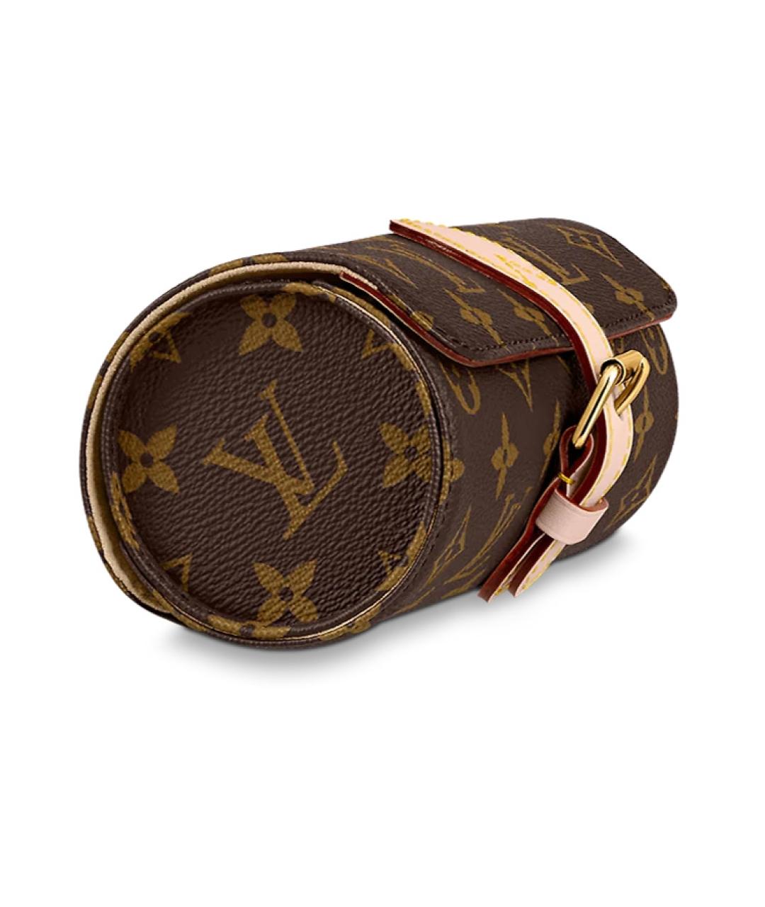 LOUIS VUITTON Коричневая косметичка, фото 2