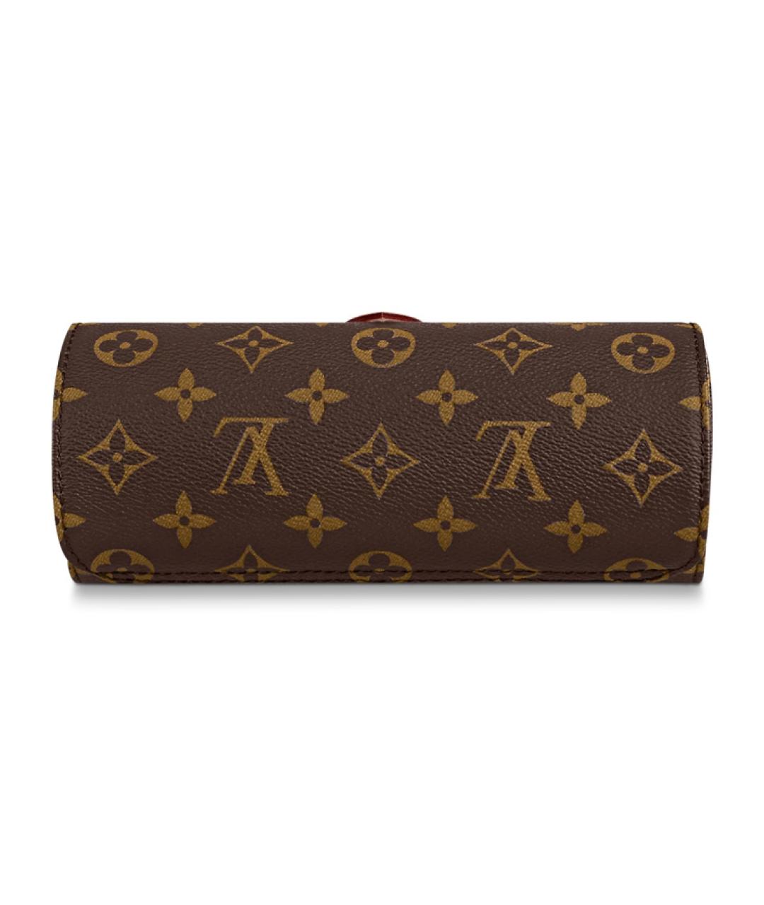 LOUIS VUITTON Коричневая косметичка, фото 3
