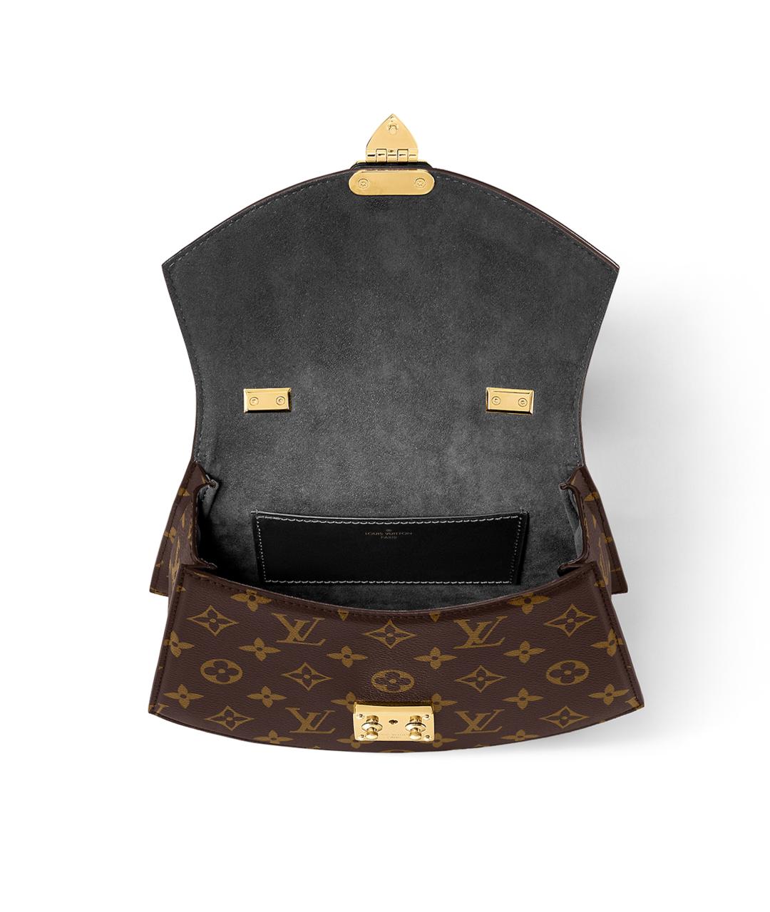 LOUIS VUITTON Коричневая сумка с короткими ручками, фото 4