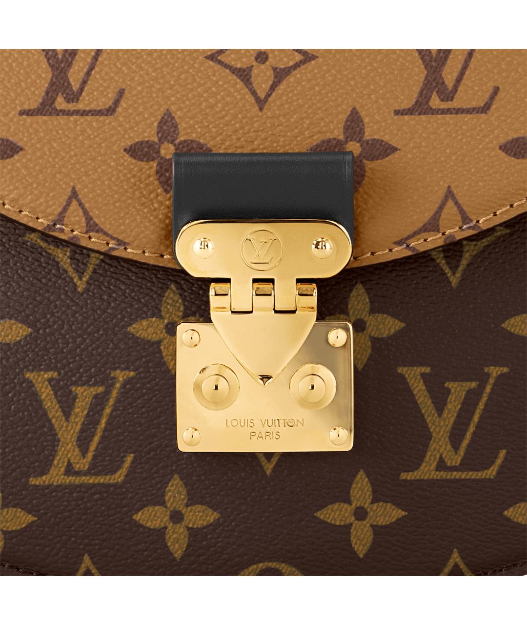 LOUIS VUITTON Коричневая сумка с короткими ручками, фото 6