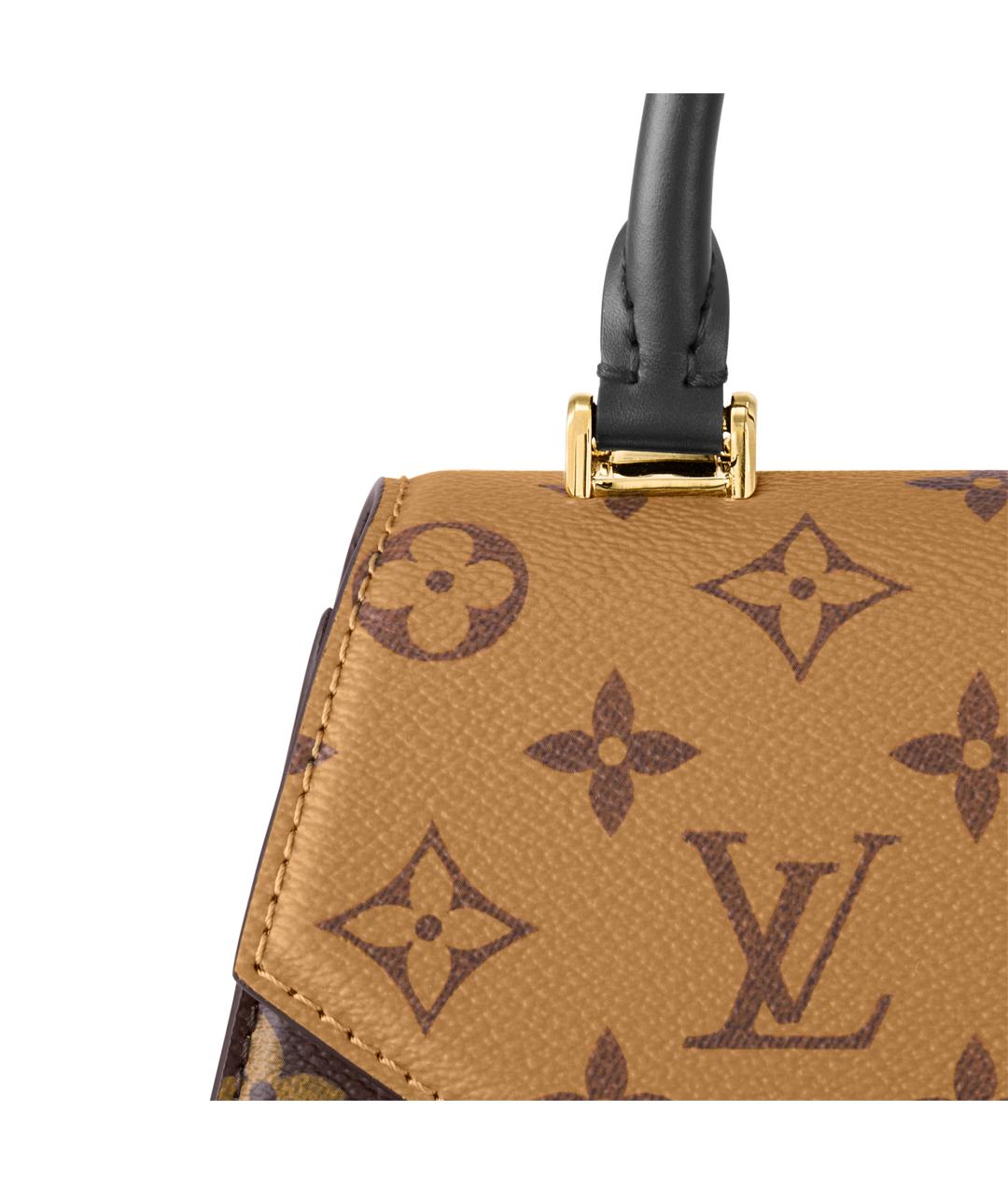 LOUIS VUITTON Коричневая сумка с короткими ручками, фото 5