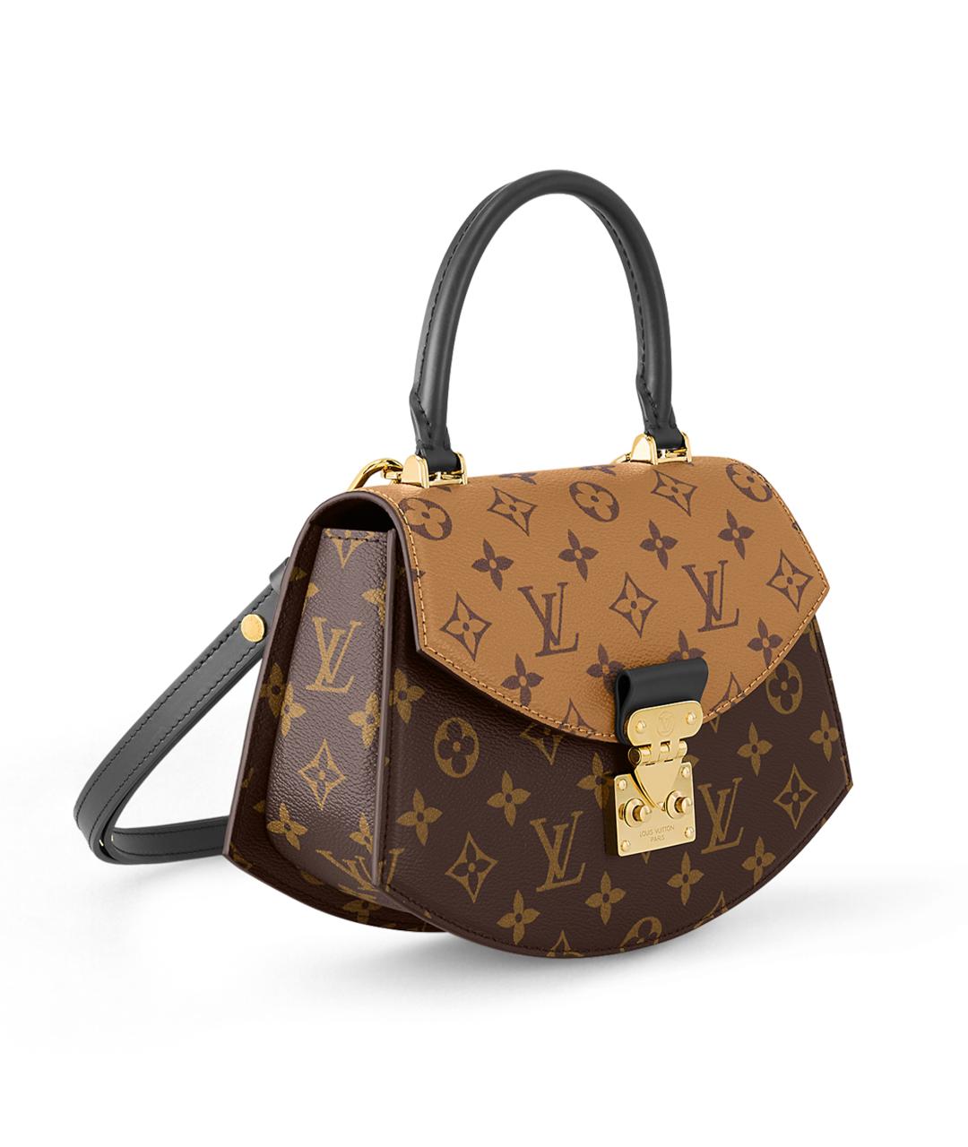 LOUIS VUITTON Коричневая сумка с короткими ручками, фото 2