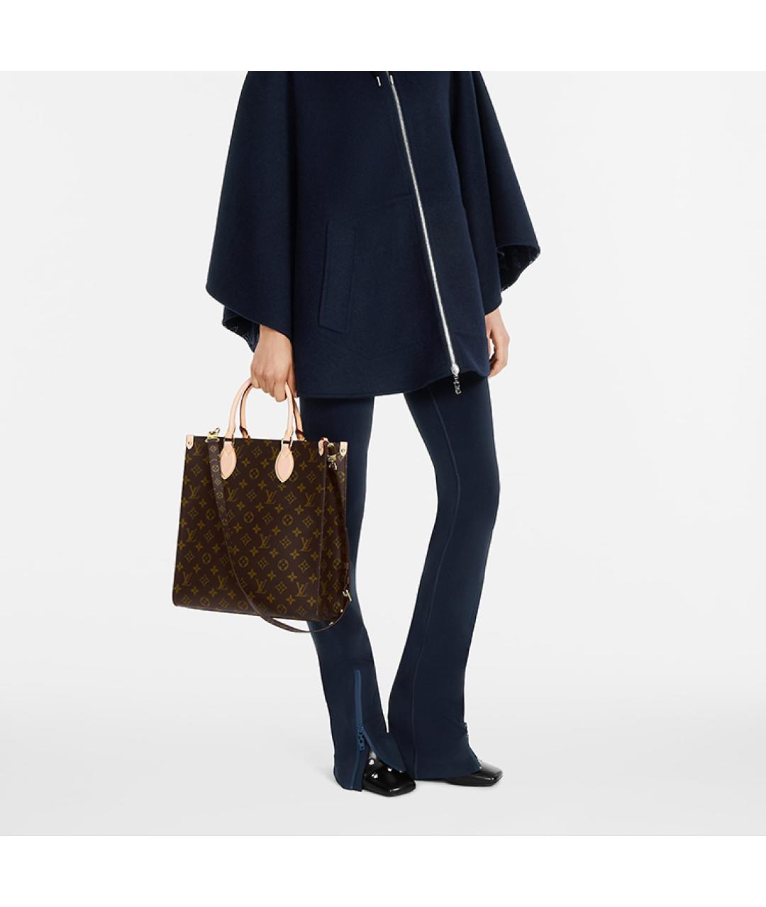 LOUIS VUITTON Коричневая сумка тоут, фото 5