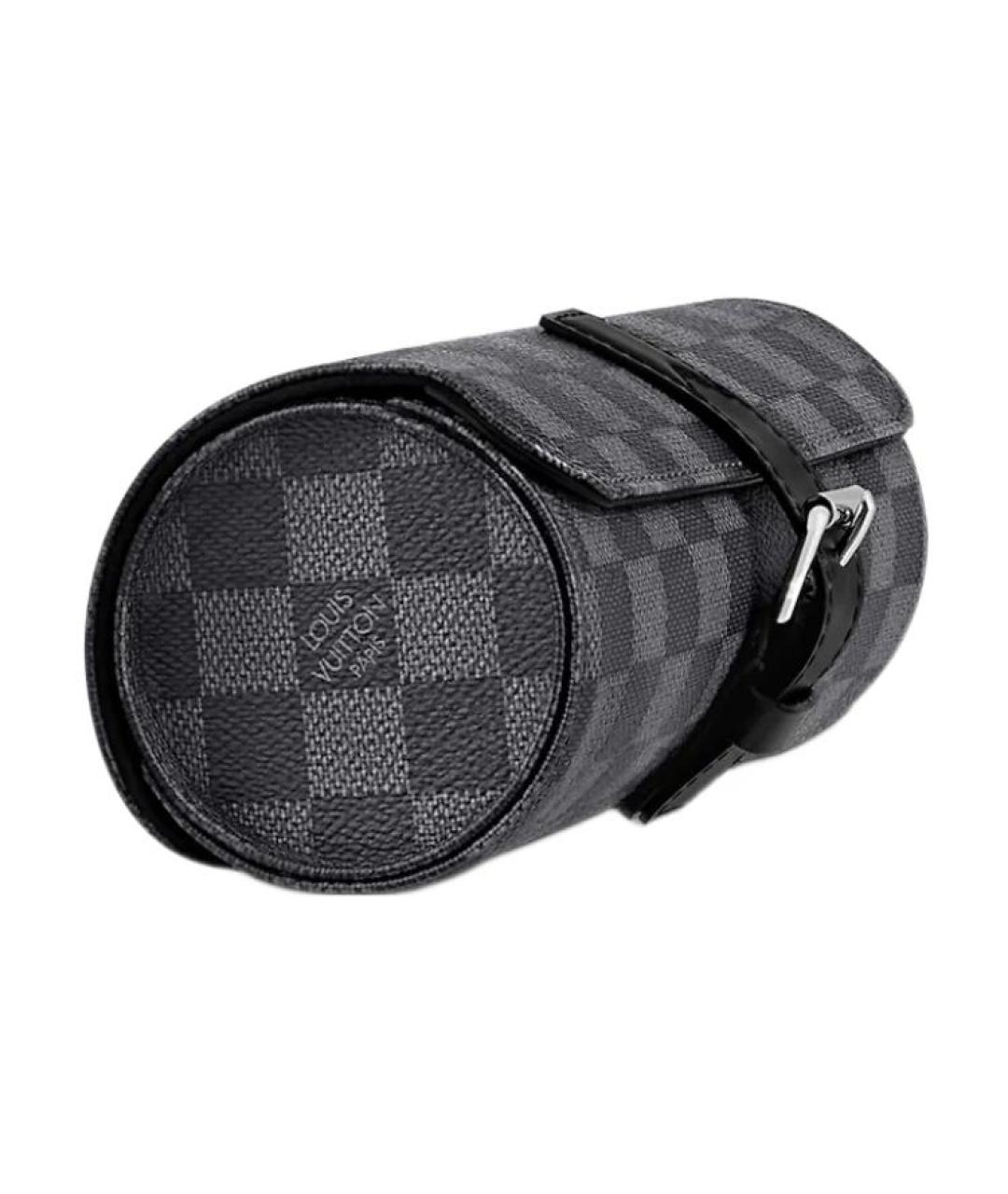 LOUIS VUITTON Черная косметичка, фото 2