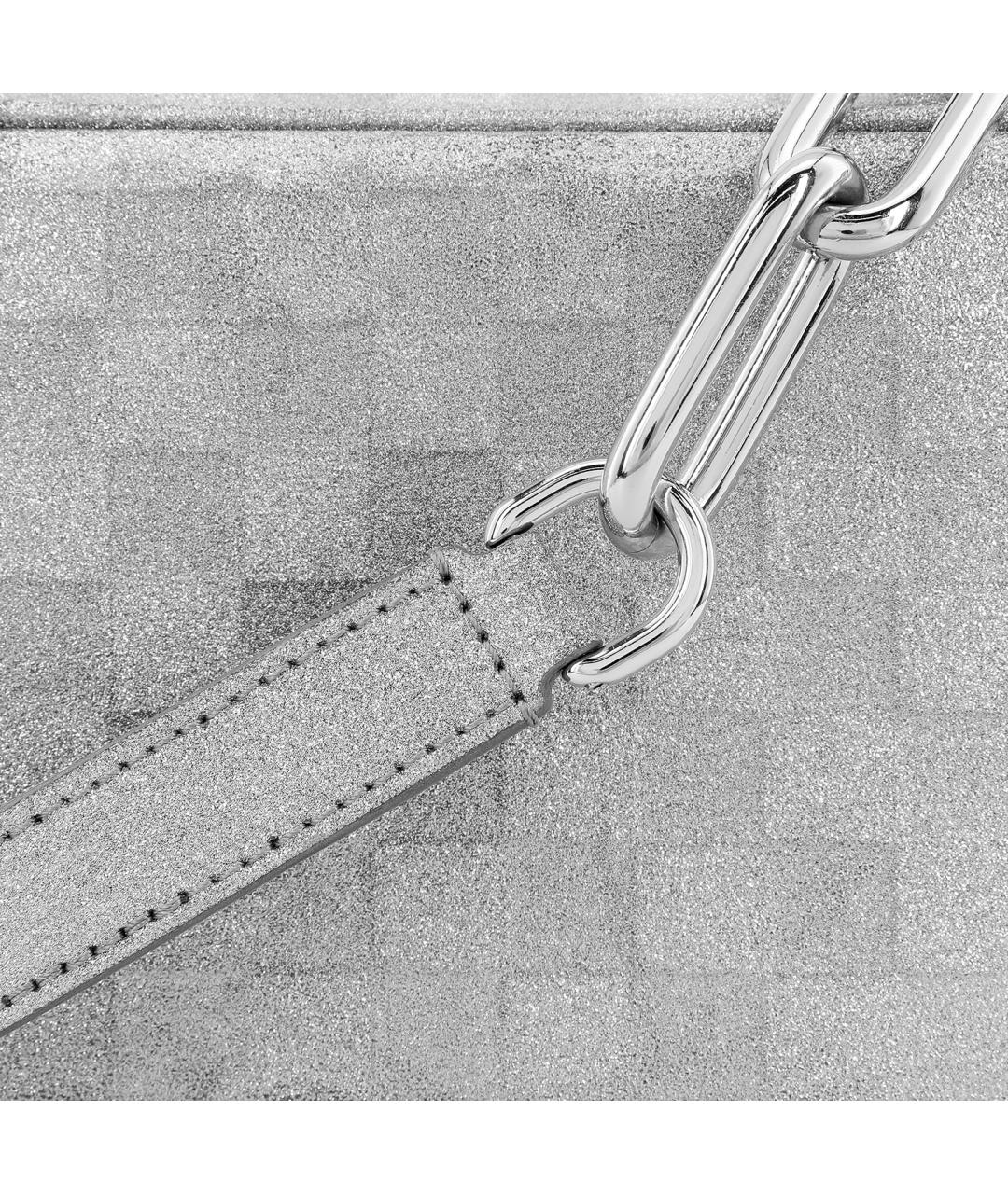 LOUIS VUITTON Серебряная сумка на плечо, фото 7