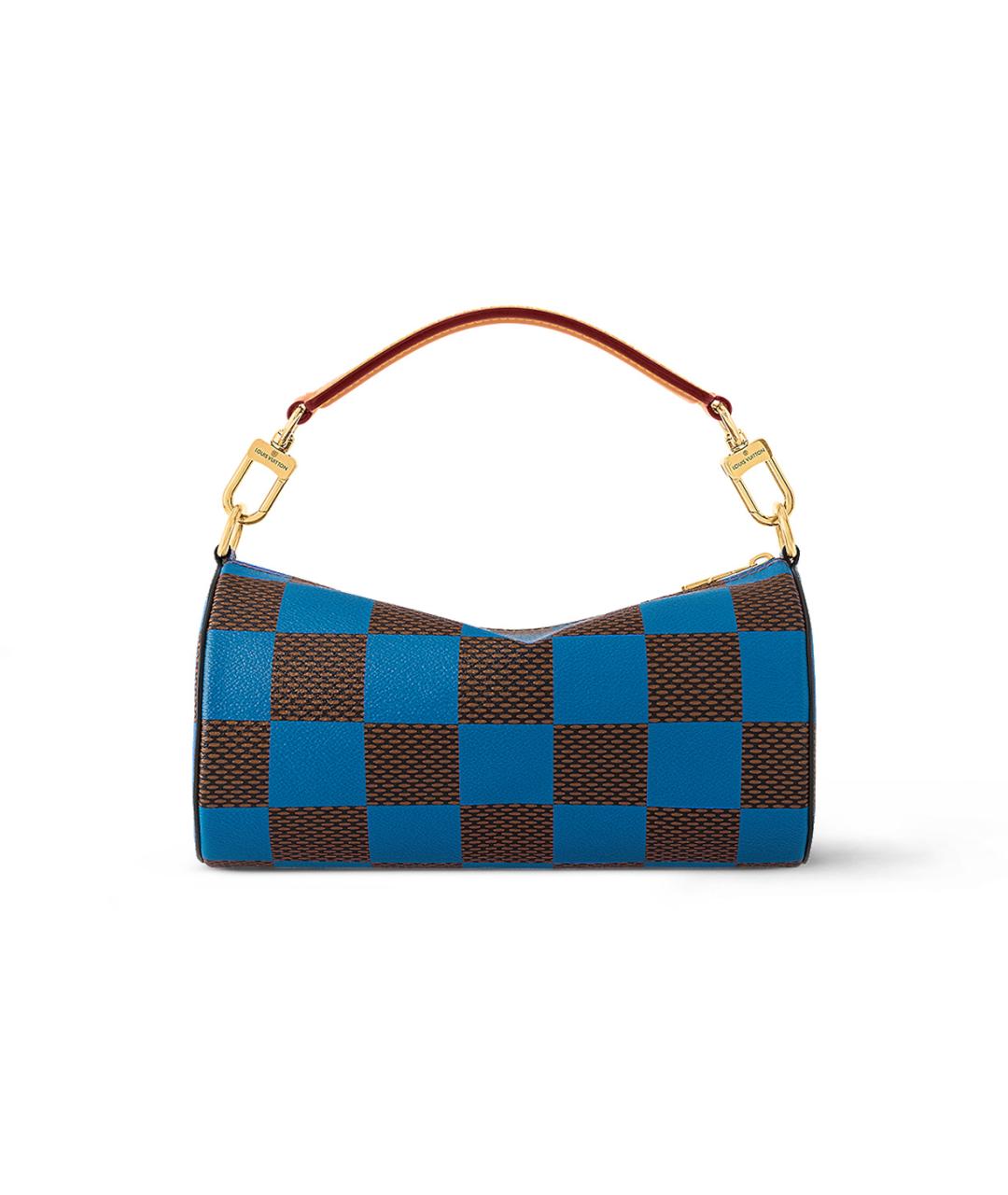 LOUIS VUITTON Синяя сумка с короткими ручками, фото 3