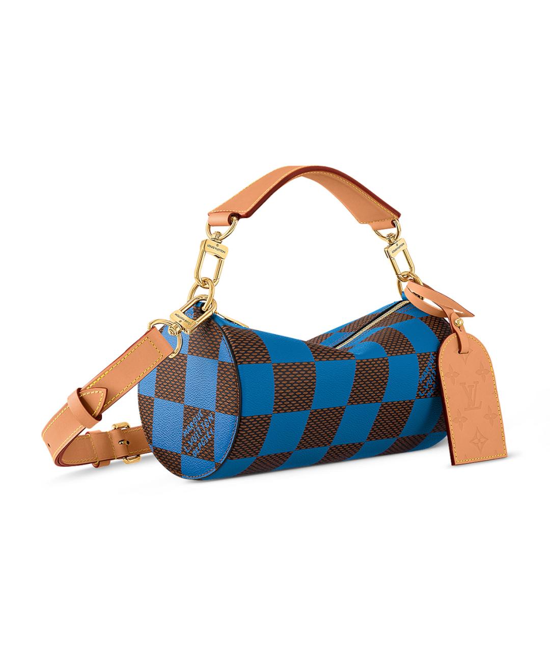 LOUIS VUITTON Синяя сумка с короткими ручками, фото 2