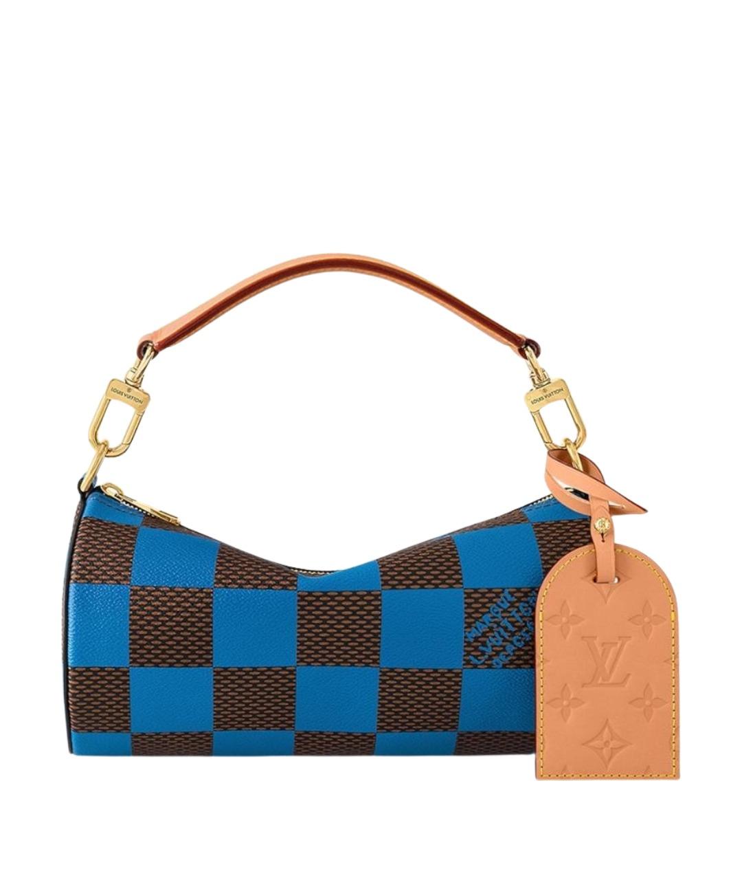 LOUIS VUITTON Синяя сумка с короткими ручками, фото 1