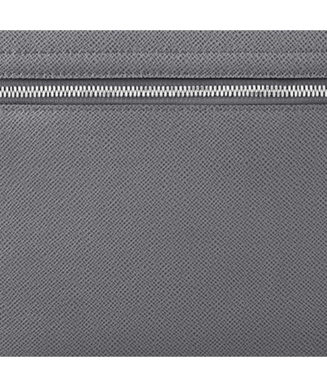 LOUIS VUITTON Серая кожаная сумка на плечо, фото 5