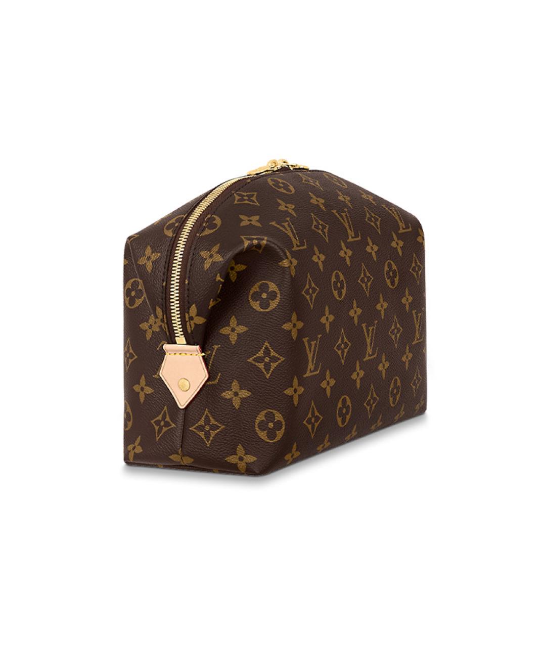 LOUIS VUITTON Коричневая косметичка, фото 2